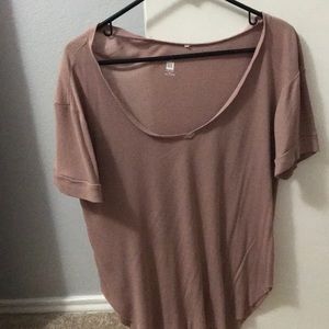 A super soft mauve tee